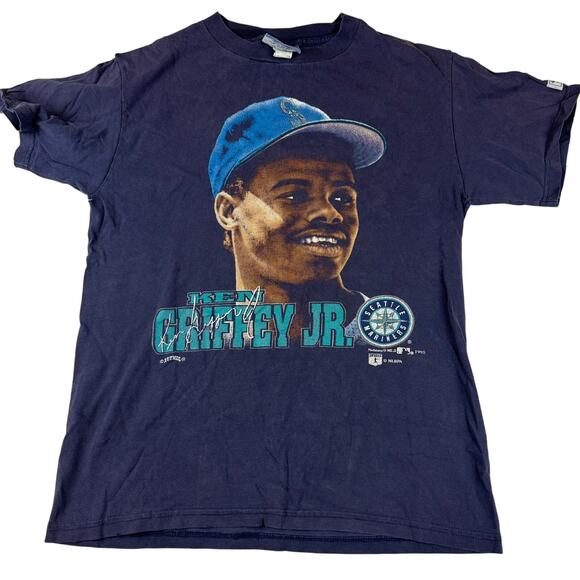Vintage Ken Griffey Jr. T-Shirt - Youth Large/Women's Small - Picture 1 of 9